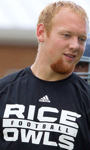 Rice OL Drew Caroll quits football because of kidney disease